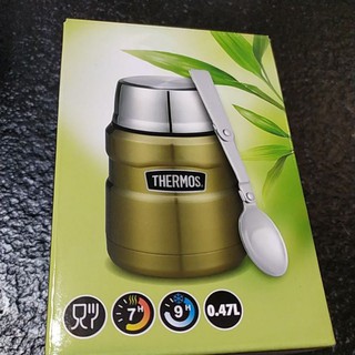 THERMOS膳魔師 不銹鋼真空保溫悶燒罐 食物罐PA-3000