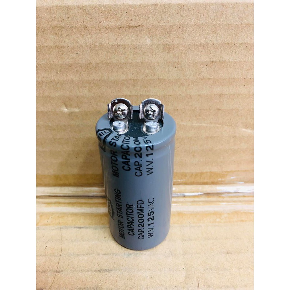 (台製) 200MF/125V 啟動電容器-單相馬達啟動電容-