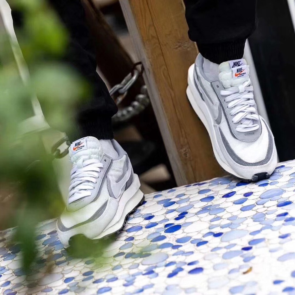 sacai x nike ldwaffle summit white