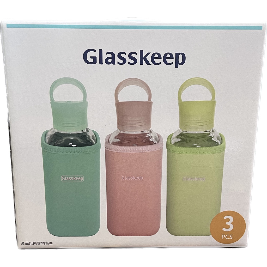 【Glasskeep】方形玻璃隨手瓶3入組 (SP-2212) / 收納 / 零食罐 / 玻璃罐 / 玻璃瓶