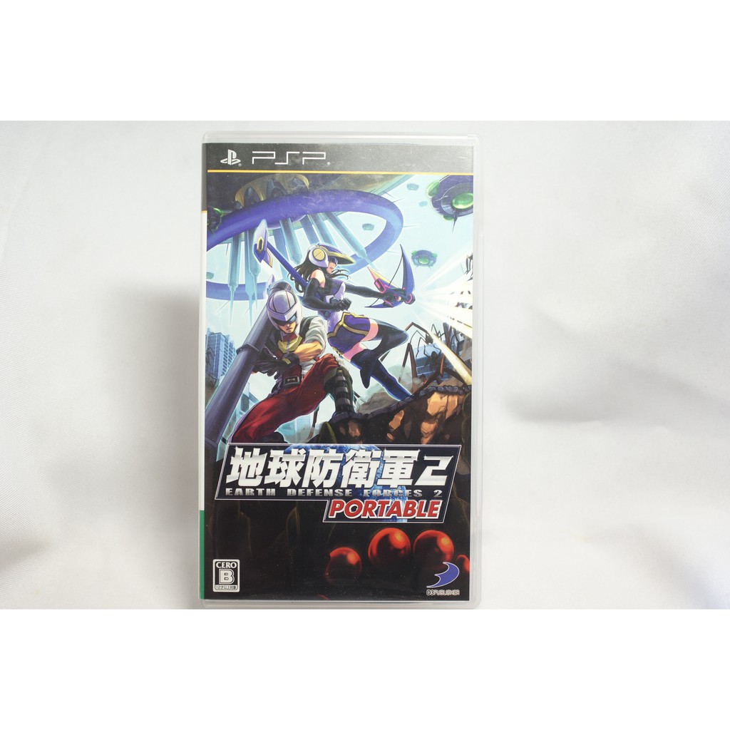 耀西 二手純日版sony Psp 地球防衛軍2 攜帶版 蝦皮購物