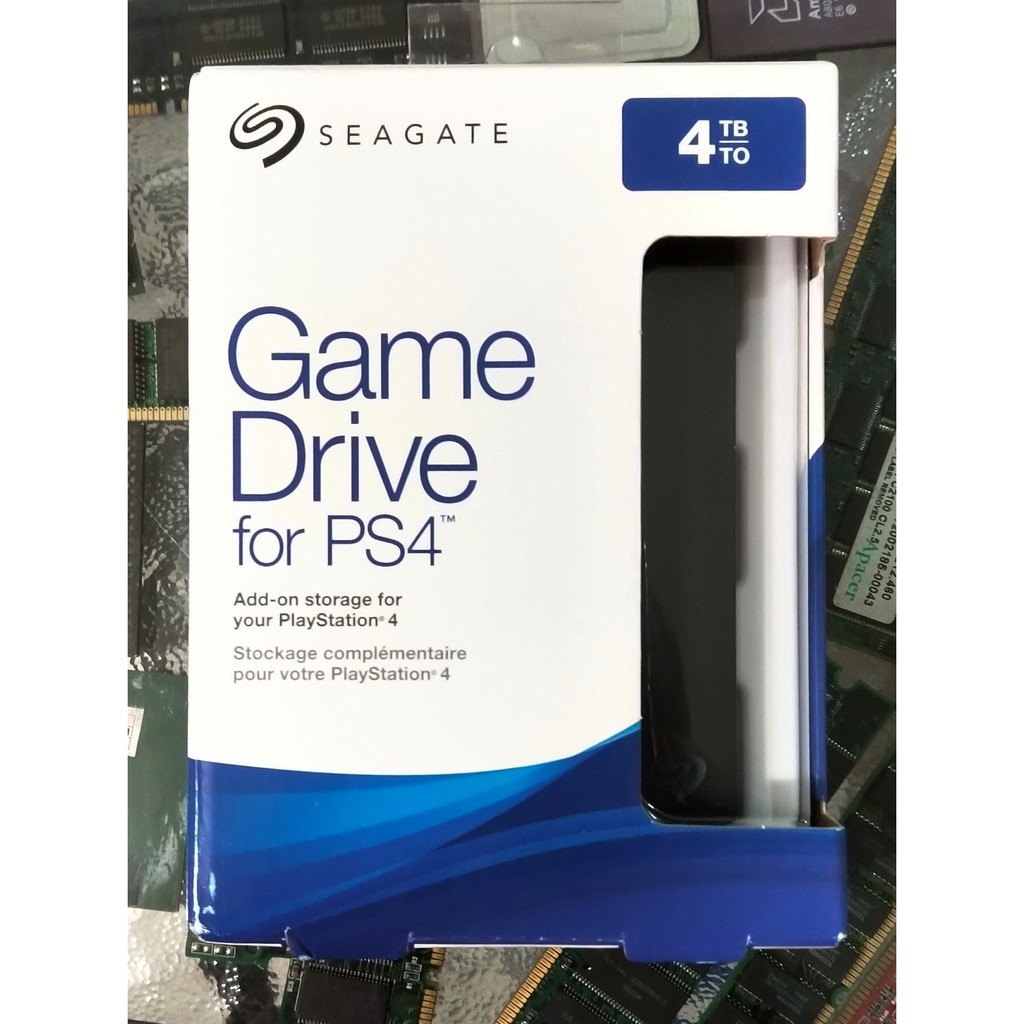 希捷 Game Drive for PS4 4TB 2.5吋 (黑藍色) 外接行動硬碟