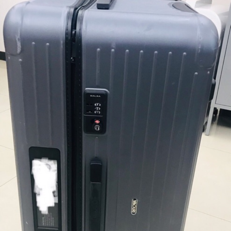 RIMOWA SALSA DELUXE鐵灰32吋etag電子標籤行李箱/冰箱