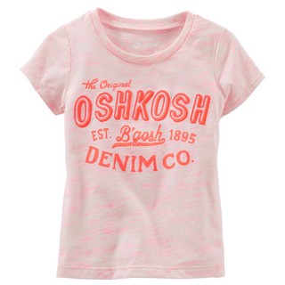 Oshkosh大女童~Logo款短袖上衣 Size10~現貨