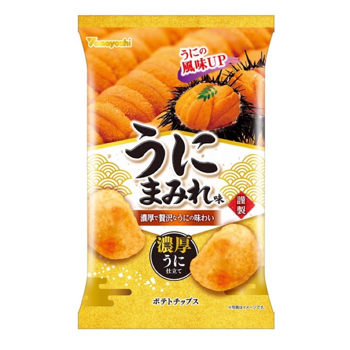 【愛零食】Yamayoshi 山芳製菓 北海道 濃厚海膽風味洋芋片 海膽洋芋片 日本洋芋片 日本零食
