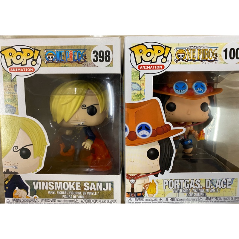 Funky Pop公仔 海賊王香吉士 艾斯商品多少有上色不均的問題 請先私訊 蝦皮購物