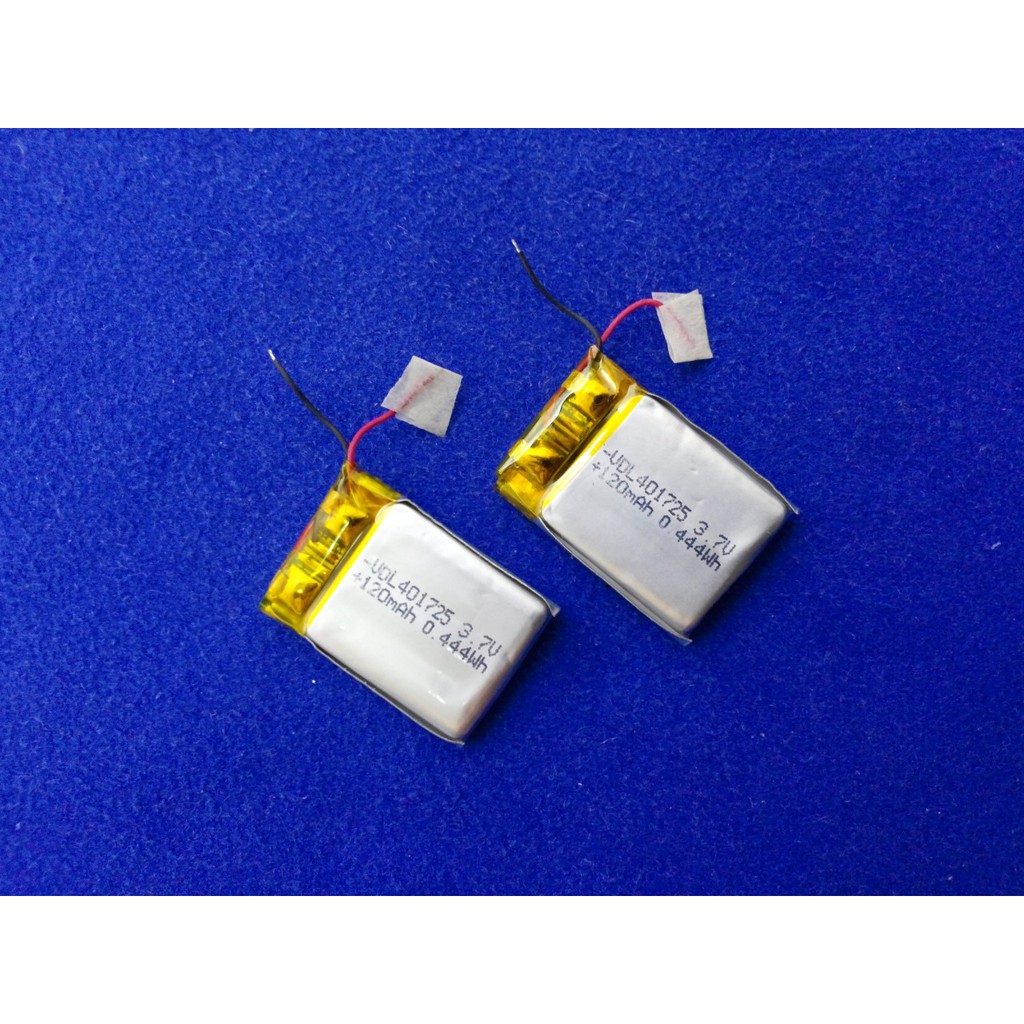 3.7V 聚合物鋰電池 120mA 1組2個 401725 行車記錄儀 藍牙耳機 導航儀