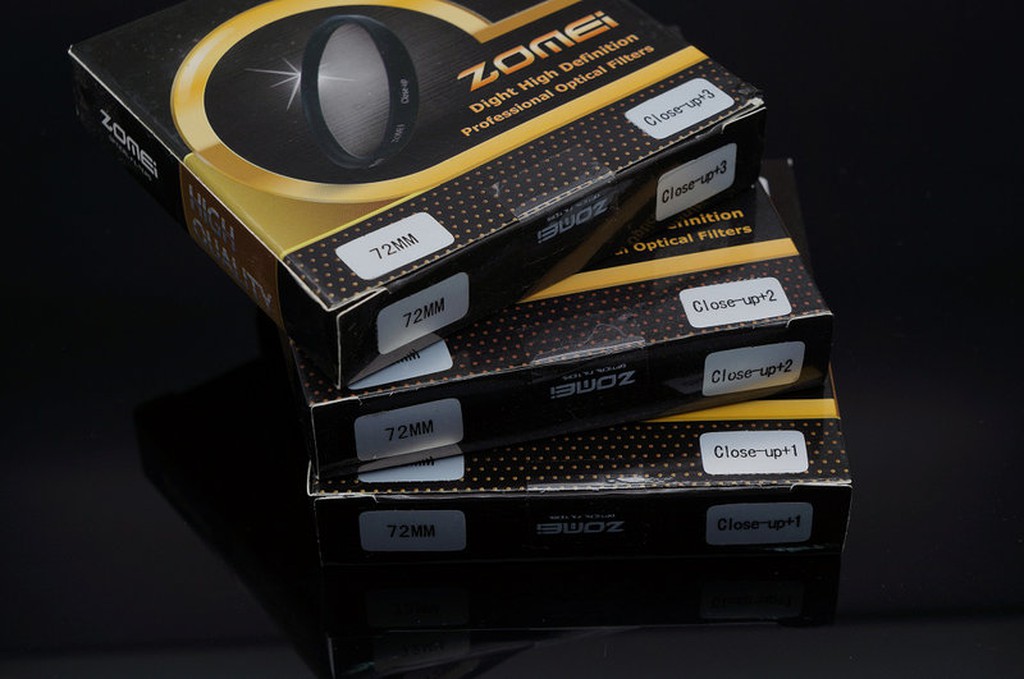 零距離-Zomei 72mm Close Up +1+2+3 套裝組合轉接近攝鏡,體驗Macro XPRO
