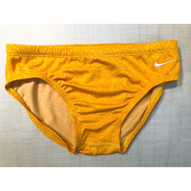 全新 Nike 稀有 亮黃色 三角 泳褲