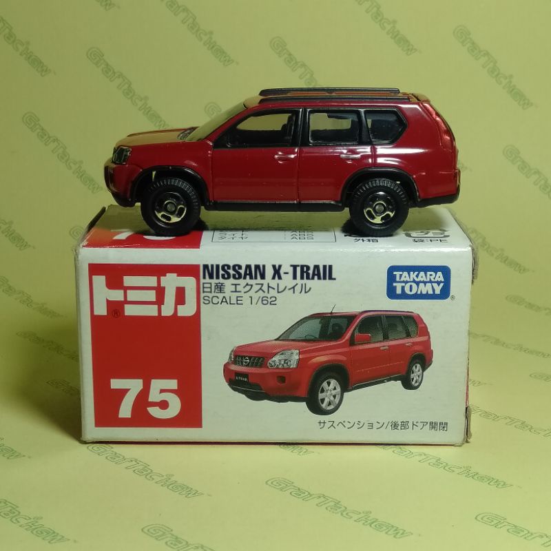 壓鑄 Tomica 75 Nissan x trail 紅色