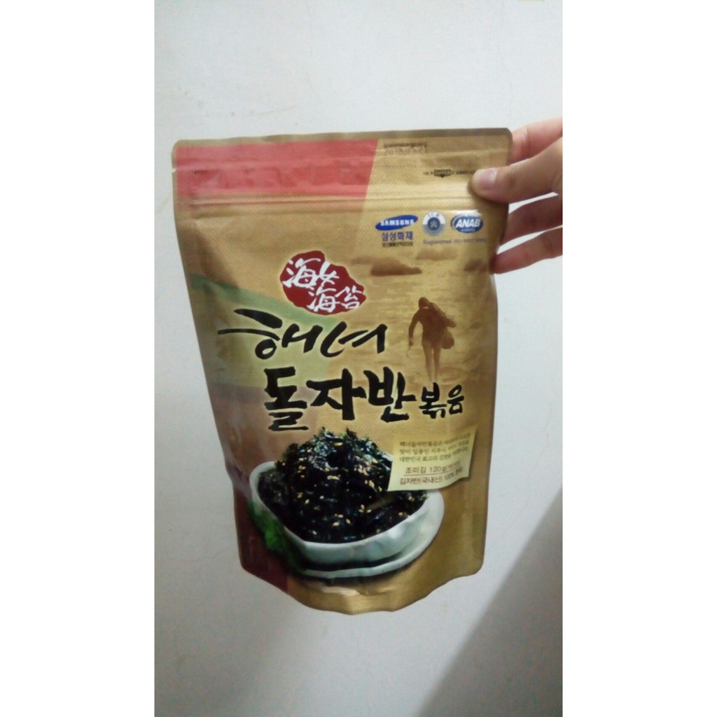 韓國 海女海苔 海苔香酥 拌飯海苔 120g