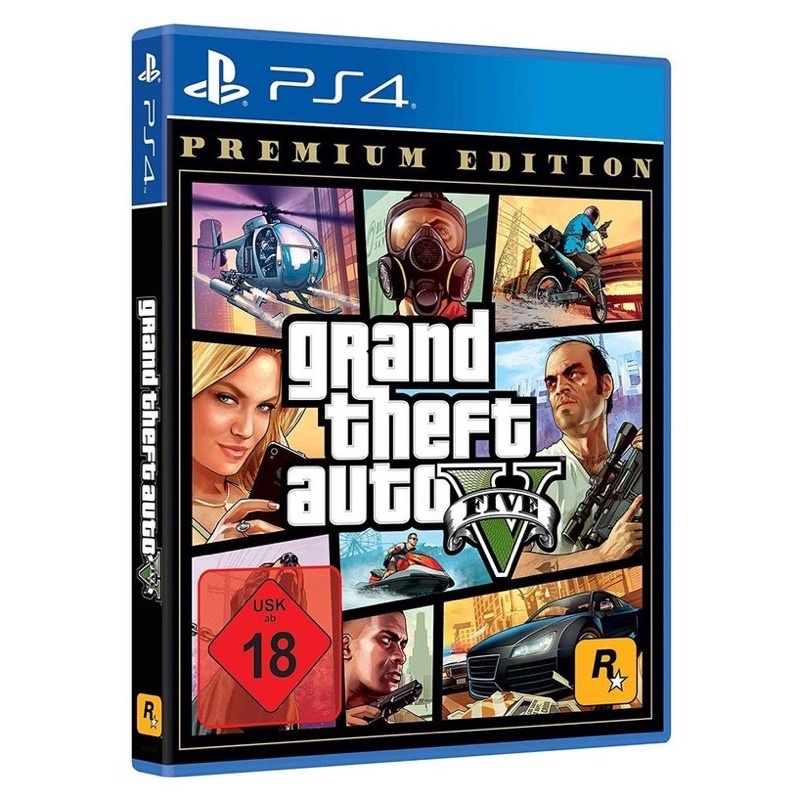 【現貨不用等】PS4 俠盜獵車手5 中文版 豪華版 Grand Theft Auto V PS4 GTA5 GTA 5