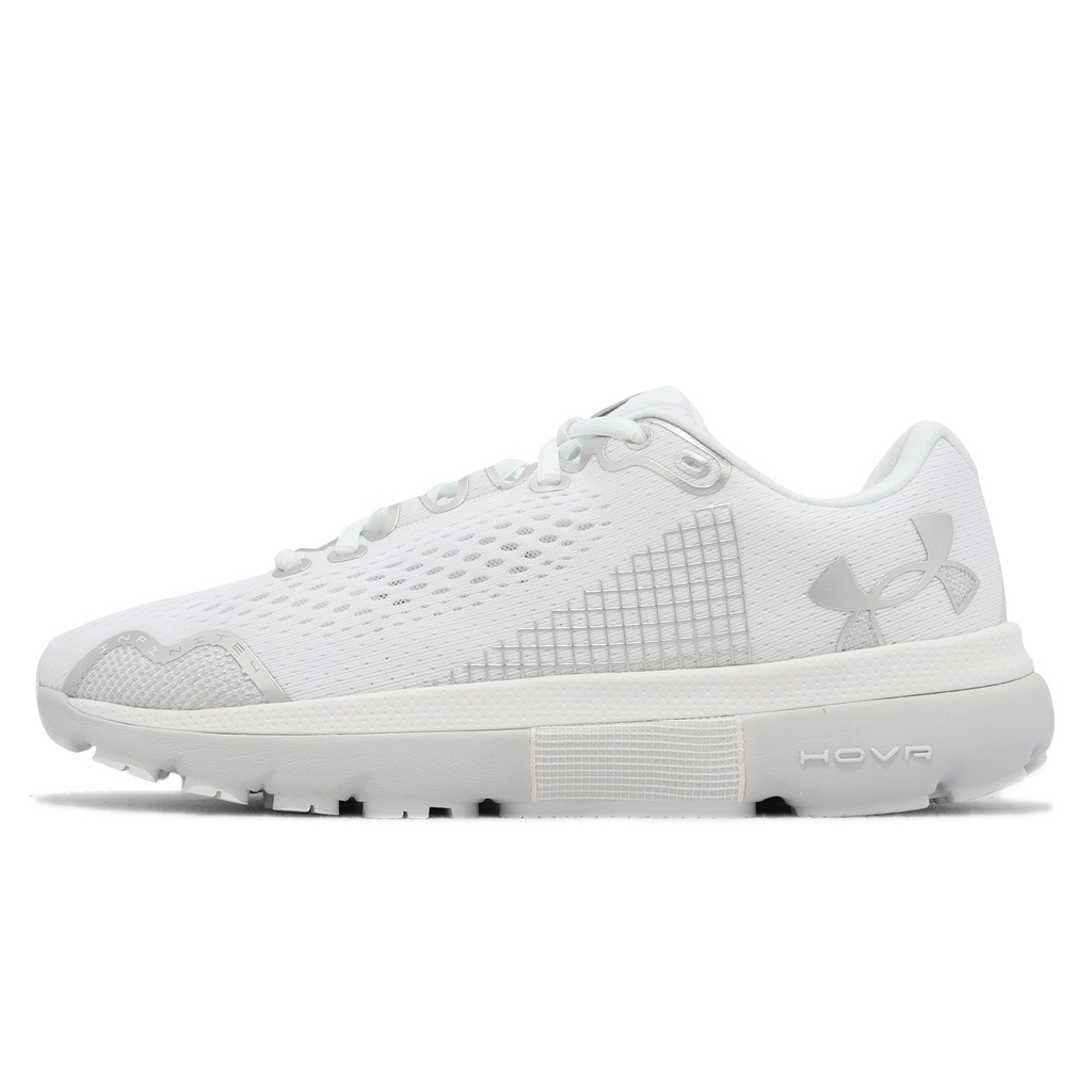 Under Armour 慢跑鞋 UA HOVR Infinite 4 白 灰 男鞋 【ACS】 3024897100