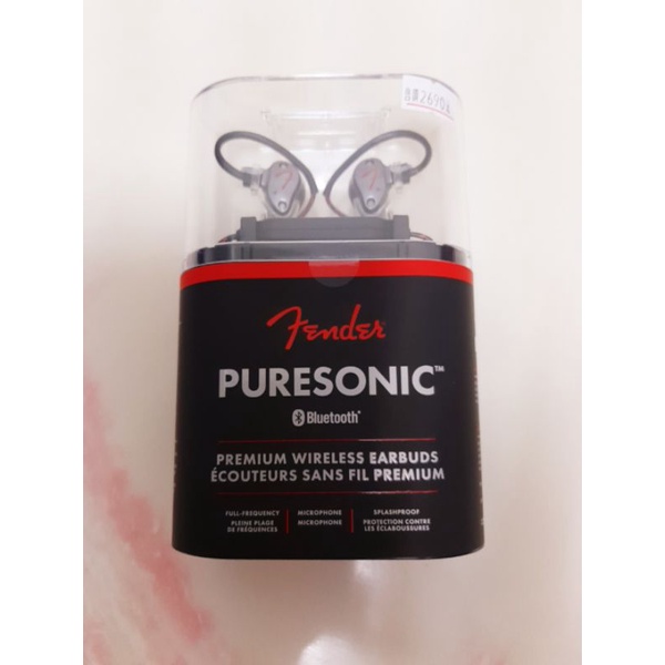 Fender PURESONIC Bluetooth PREMIUM隨身藍牙耳機 全新正品