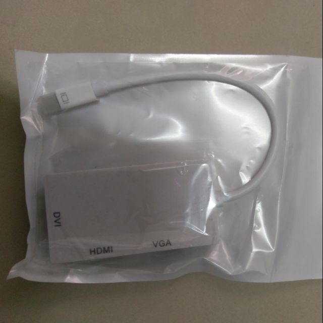 Minidp 轉 Vga DVI HDMI 轉換器 轉接線 蘋果 筆記本 電腦 Macbook 雷電線 連接投影