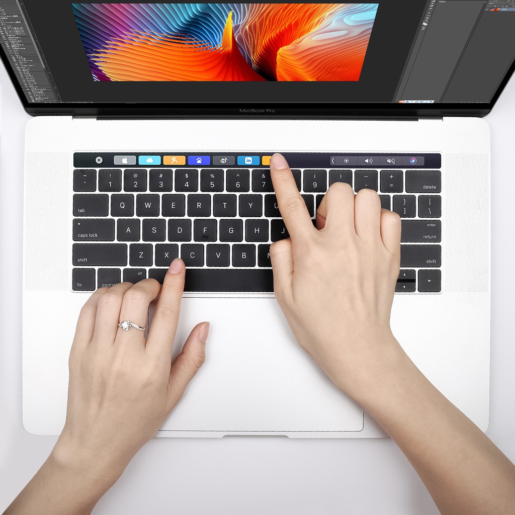 高清蘋果筆電MacBook Pro 15 15 16 吋Touch Bar 觸控條保護膜