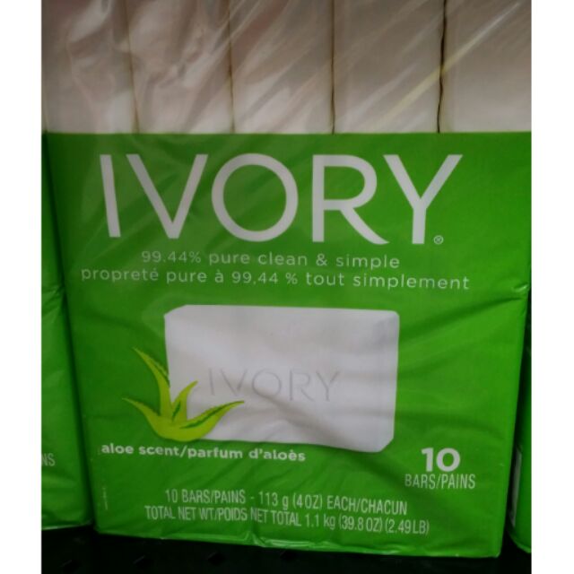 Ivory 113g蘆薈香皂10入