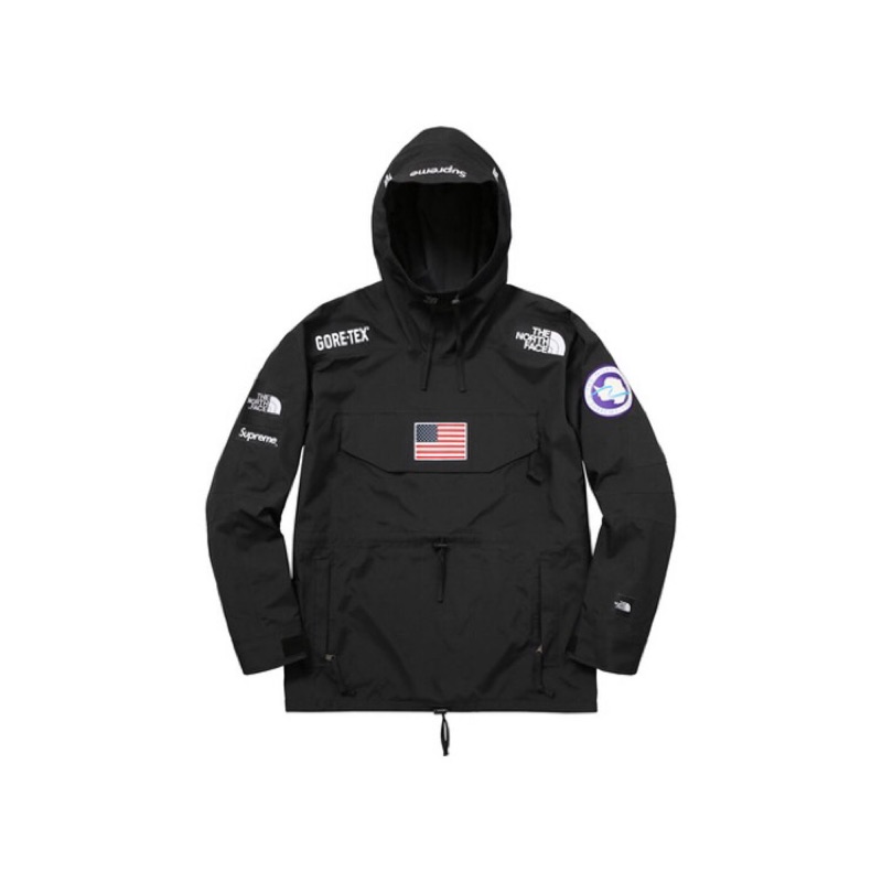 Supreme x the north face 外套 expedition pullover jacket 黑色 尾款