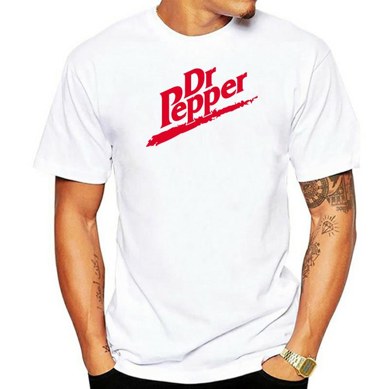 新款時尚 dr pepper 印花 t 恤男士高品質 t 恤印花 t 恤騎行棉 t 恤衣服