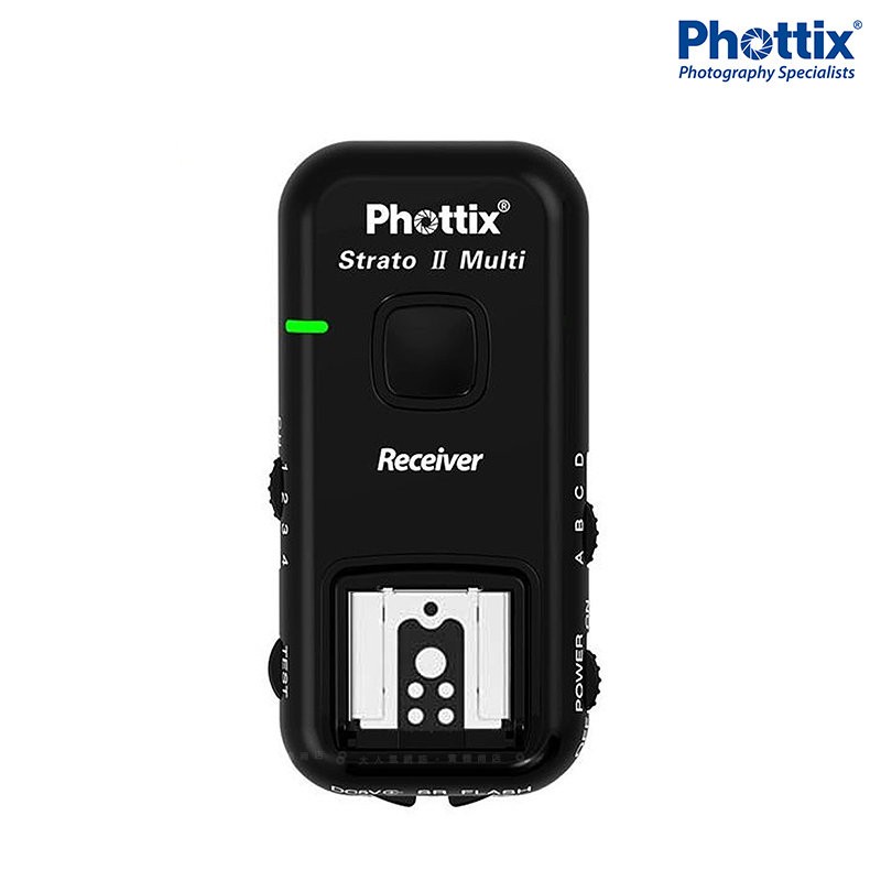 三重☆大人氣☆ Phottix Strato II RX 無線電 閃燈 觸發器 引閃器 單接收器 Canon/Nikon