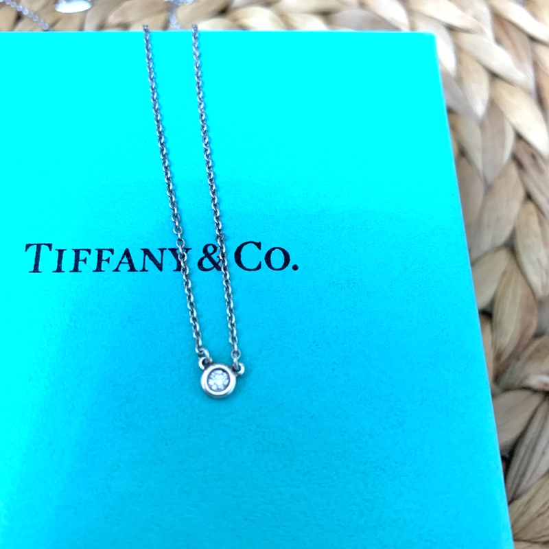 Tiffany&amp;co 。Diamonds by the Yard™ 鍊墜（保證正品）特價優惠@已清洗