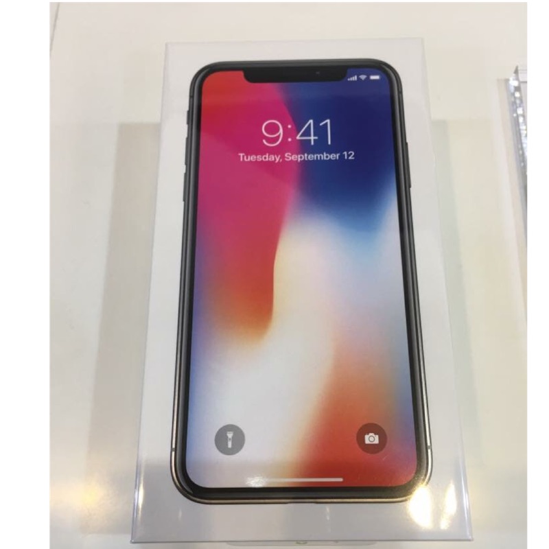 iPhone X 256G 黑灰 全新公司貨 未拆封 台北可面交 歡迎舊機換新機