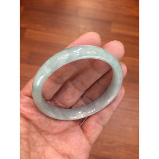 [卡貝拉精品交流] 天然緬甸翡翠A貨 天然翡翠玉鐲 大手圍 翡翠玉鐲 鑑定書 19圍