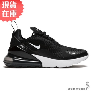 Nike 女鞋 休閒鞋 Air Max 270 氣墊 網布 黑【運動世界】AH6789-001