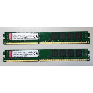 Kingston 8GB DDR3 1600 桌上型記憶體(低電壓1.35V，型號KVR16LN11/8)兩入