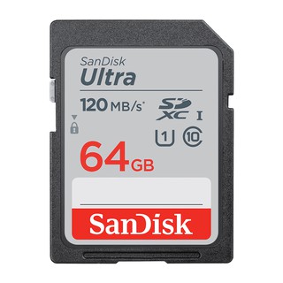 SanDisk Ultra SDXC 64GB 記憶卡 64G C10 120Mb/s SD卡