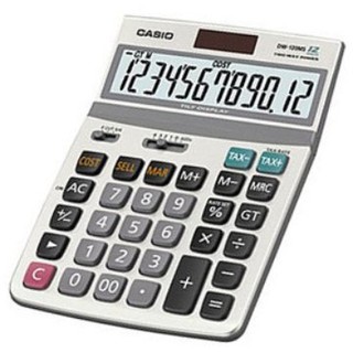 CASIO 桌上型商用計算機 12位數 金屬面板 可掀式面板 DW-120MS