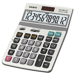 【奇異SHOPS】CASIO 桌上型商用計算機 12位數 金屬面板 可掀式面板 DW-120MS