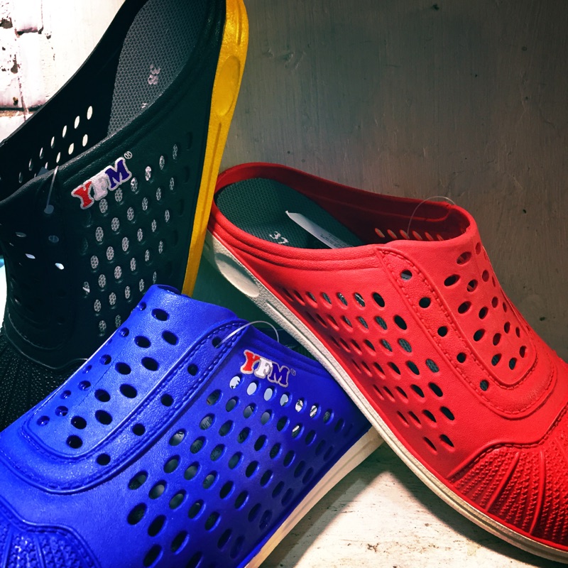 🔆🔅HM051台灣製造「包頭塑膠鞋」不怕水又防滑（鞋墊可拆）🔅🔆