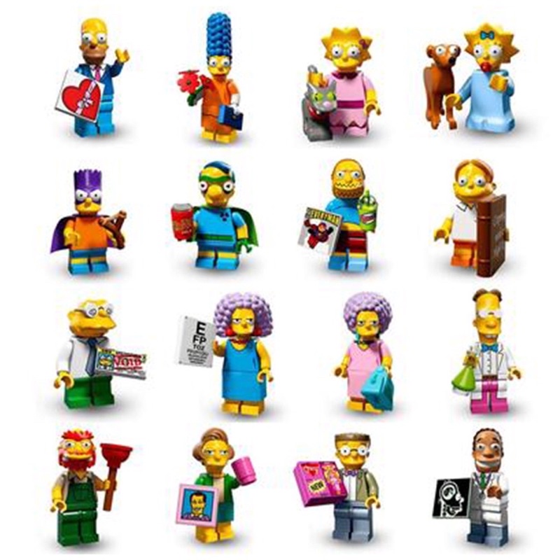 LEGO 樂高人偶包 辛普森家庭 2代 71009 一套16隻