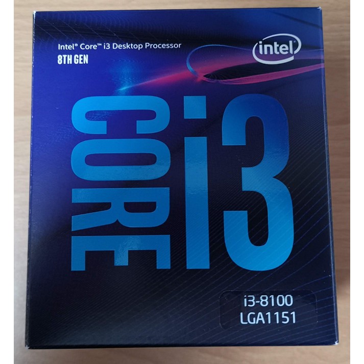 Intel Core i3 8100 CPU (中央處理器)