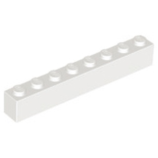LEGO 樂高 白色 顆粒 基本磚 White Brick 1X8 3008