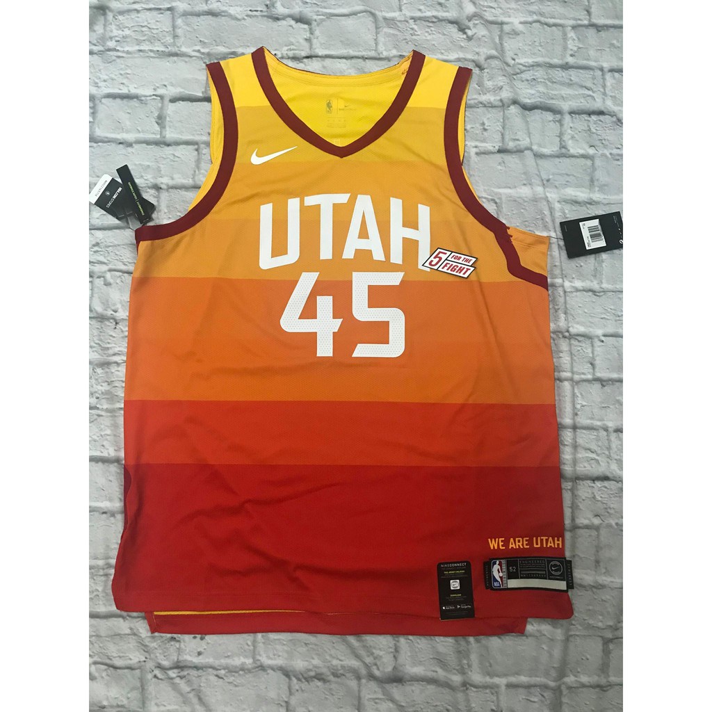 火腿球衣專賣 米丘爵士城市版球衣球員版含正版廣告章 蝦皮購物