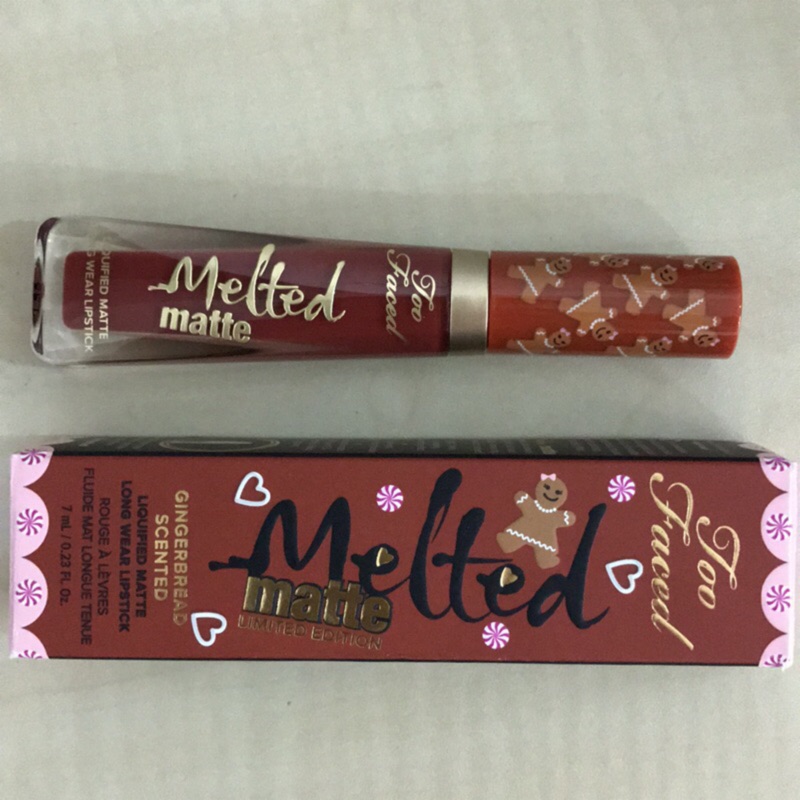 Too faced 薑餅人女孩 液態霧面唇釉