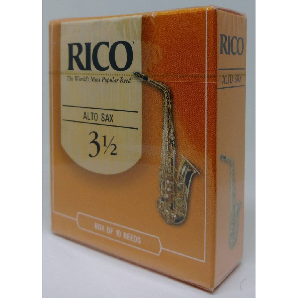 亞洲樂器 RICO中音 Alto Sax 薩克斯風竹片( 10片裝 ) 3.5號、3號半、3 1/2