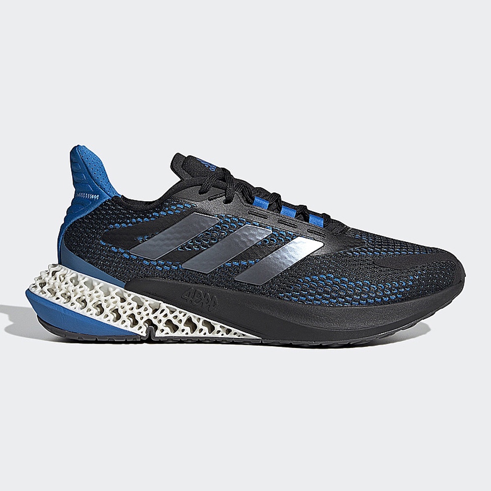 ADIDAS 4DFWD PULSE 男鞋 慢跑 4D中底 緩震 輕量 透氣 編織 黑 藍【運動世界】GX2991