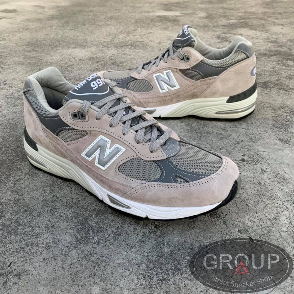 【GROUP A】 NEW BALANCE 991 元祖灰 銀N 麂皮 反光 復古 慢跑鞋 英製 M991GL