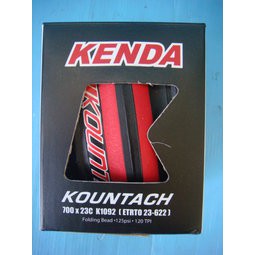 (動力方程式單車)建大KENDA KOUNTACH K1092 700X23C可折公路車外胎 紅色 盒裝