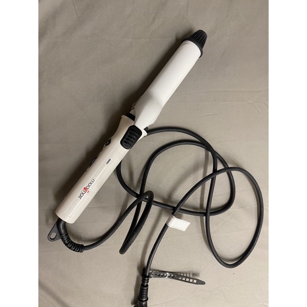 二手 電棒 mod’s hair 環球電壓 32mm白晶陶瓷造型捲髮棒(MHI-3246-W-TW)