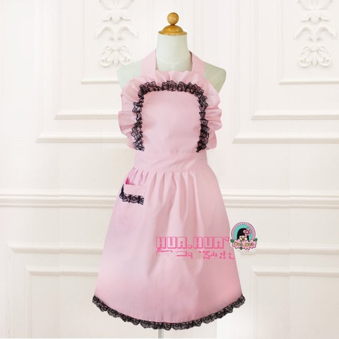 韓版圍裙-牛奶糖{黑色款}-日本女仆洋裝韓國時尚蕾絲宮廷公主禮物