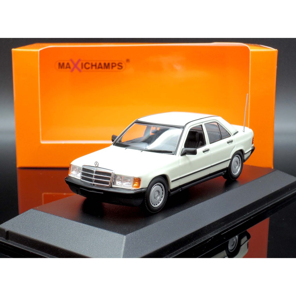【MASH】現貨特價 Maxichamps 1/43 Mercedes-Benz 190E 1984 白