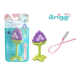 韓國 ANGE 3D水果寶寶ST固齒器-葡萄(附粉鍊夾)3+