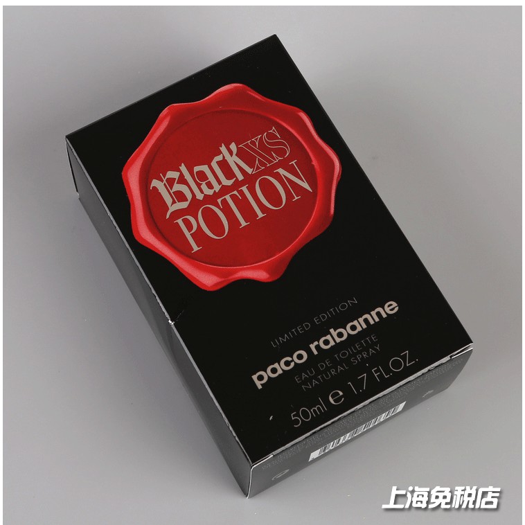 ~熱銷~新款美國正品Paco帕高black XS叛逆公主POTION黑魅誘惑女士香水80ML