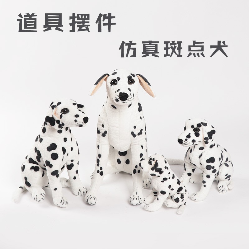 現貨秒發 創意拍照玩具狗影樓婚紗拍照寫真兒童攝影道具毛絨斑點狗19新款 蝦皮購物