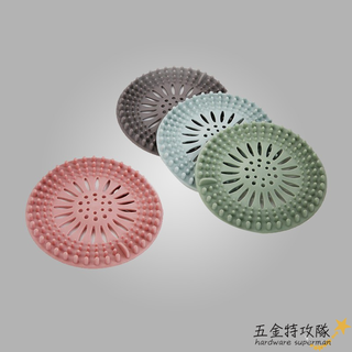 【生活五金】水槽防堵塞過濾網 廚房 地漏蓋 浴室排水孔蓋 防堵地漏蓋 排水口毛髮過濾器