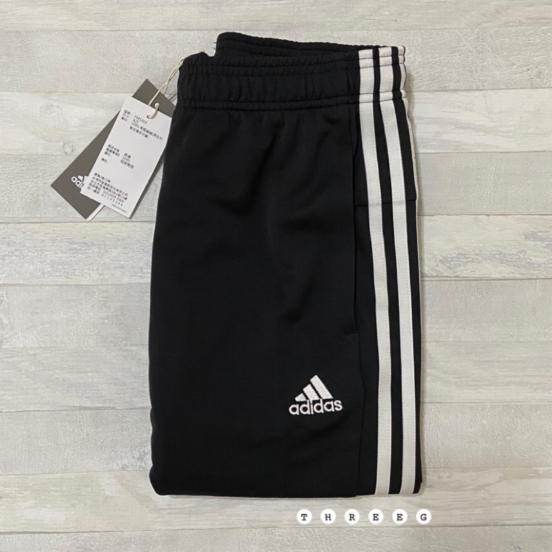 ⓉⒽⓇⒺⒺⒼ🔥7折⚡ADIDAS 3-STRIPES 運動長褲 吸濕排汗 三線 經典 修身 黑色 男女 FM5353